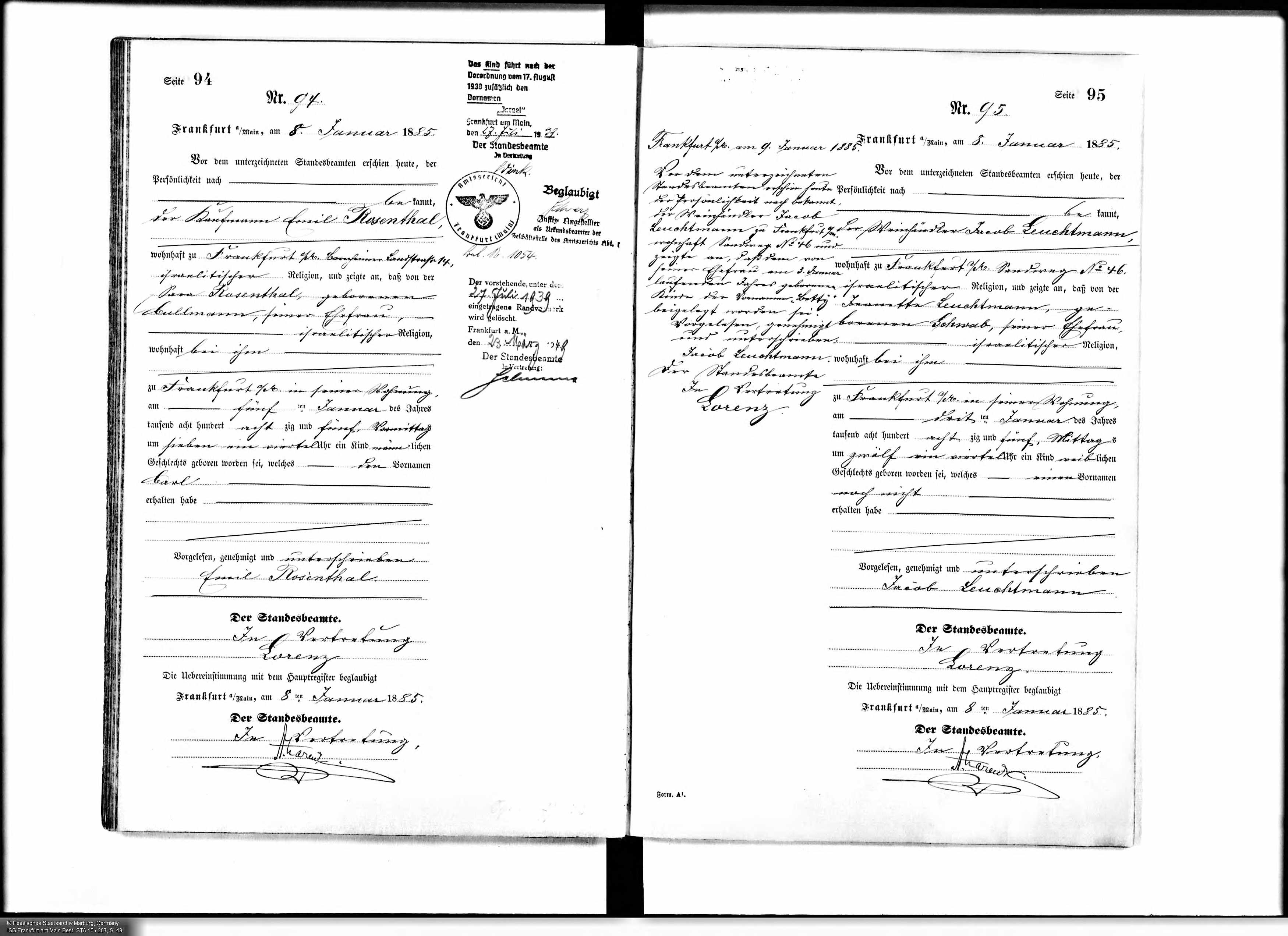 Birth Record